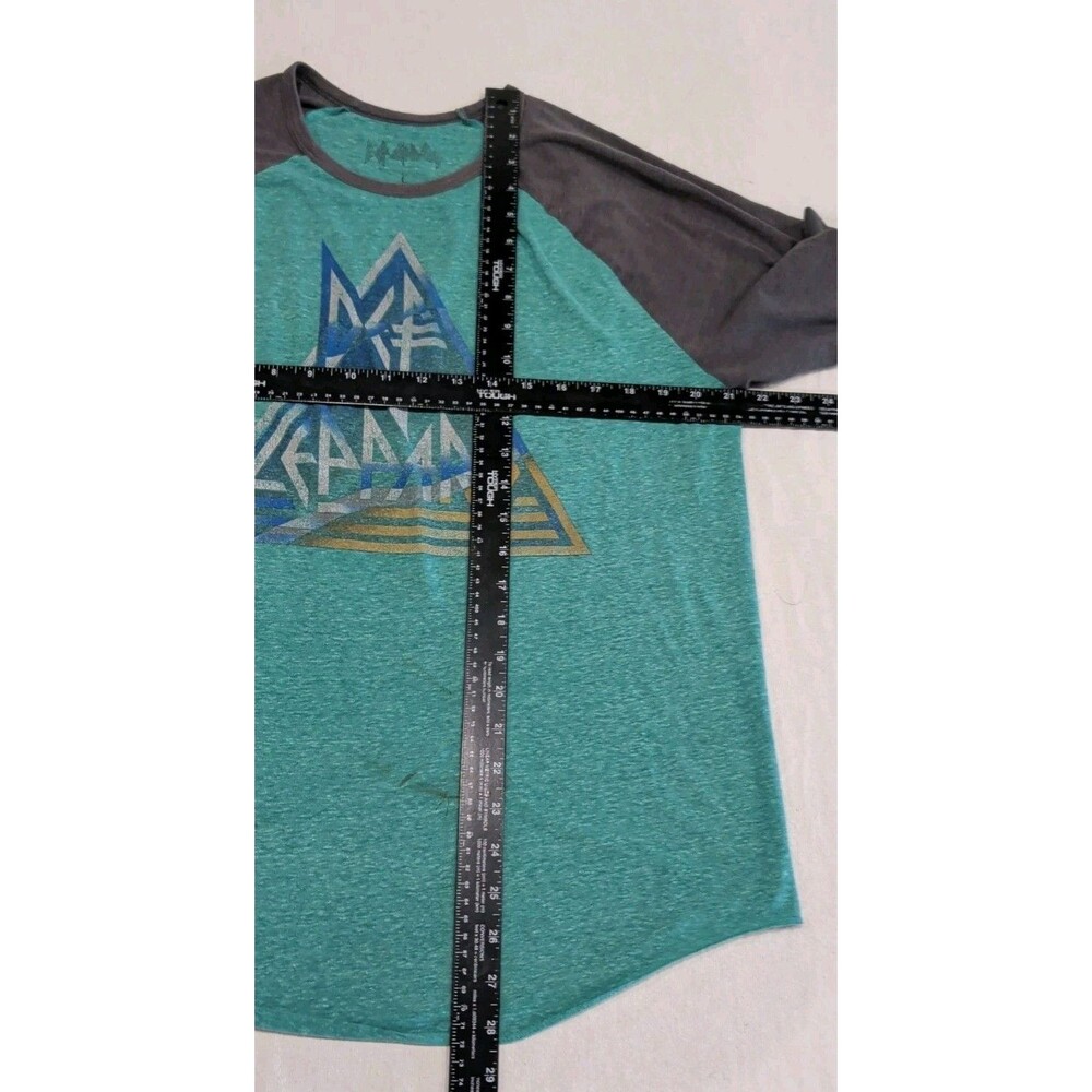 Def Leppard Long Sleeve Jersey Style TShirt Adult Size Large - Picture 5 of 6